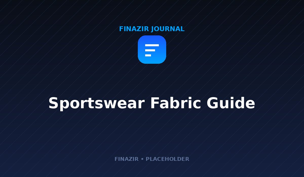 Sportswear Fabric Guide: Choosing the Right Performance Textile