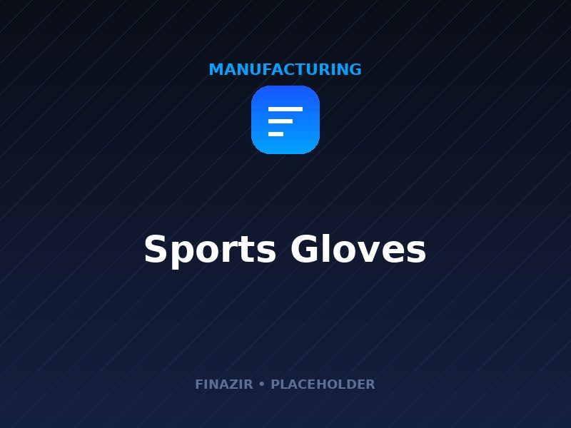 Sports Gloves manufacturing by Finazir