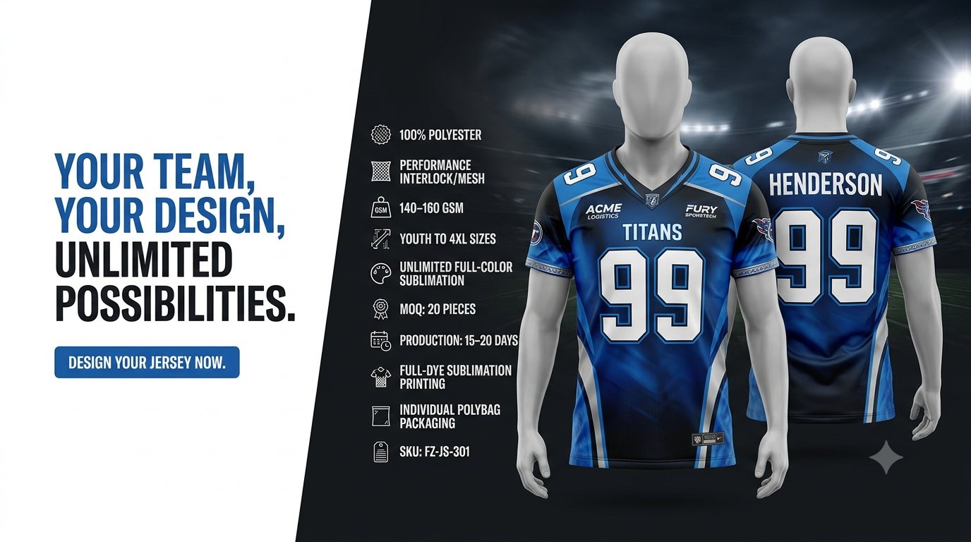 Sublimated Pro Football Jersey